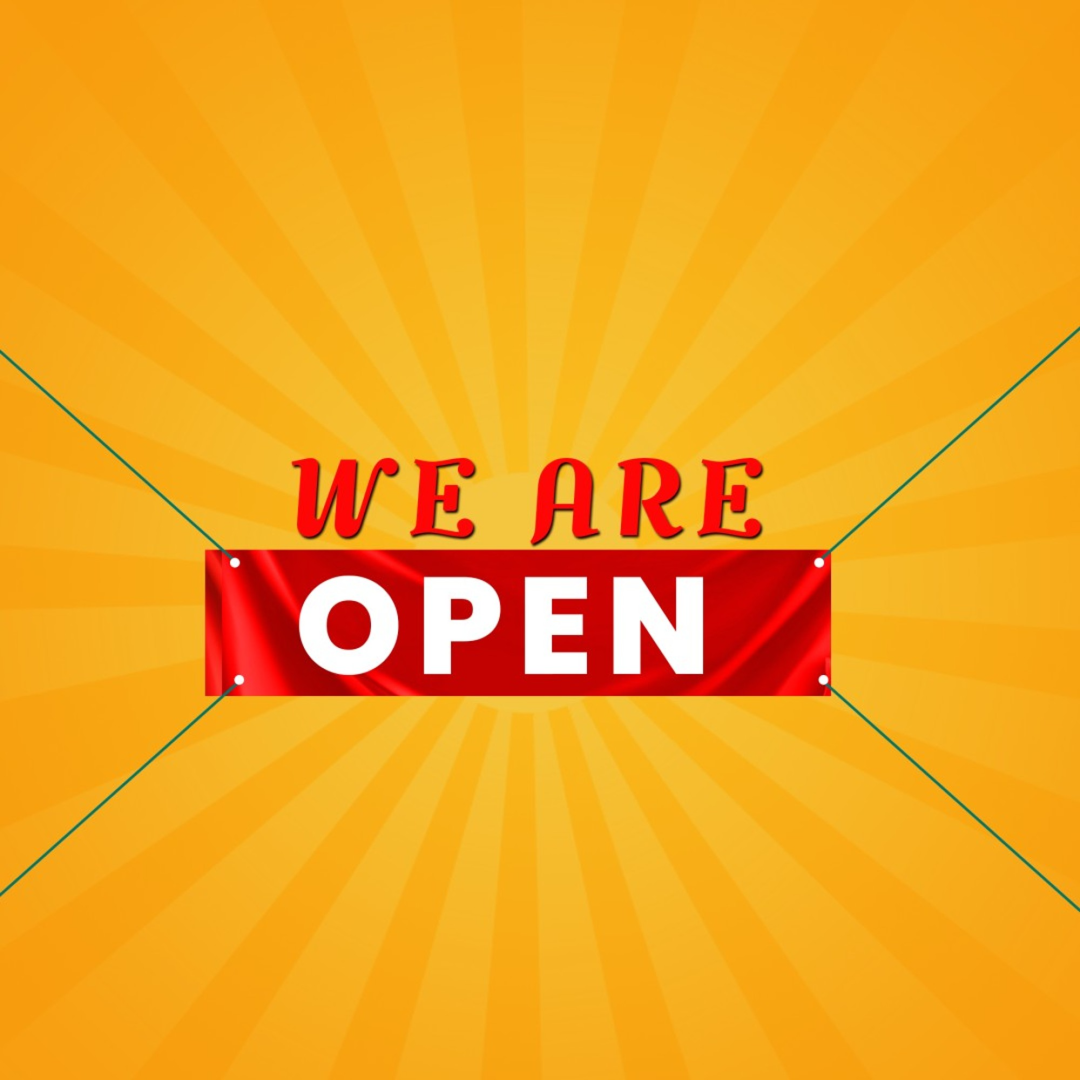 We Are Open 1